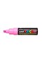قلم رسم Posca Pc-8k مقاس 8 مم برأس مشطوف وردي فلوري - 2