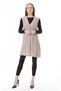 Women's Knitwear Seasonal Araboy Mercerized Large Size Mother Vest - 5