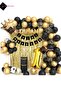 5 Letter Name King Crowned 1 Year Old Balloon Balloon Chain Birthday Set Happy Birthday