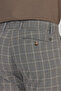 Ecmio Men's Mink Plaid Linen Look Thin Spring-Summer Slim Fit Pantalon - 8