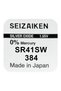Seizaiken / SEIKO 384 / SR41SW Silver Oxide 1.55V 0%Mercury (Watch) Batteries - 10 Pieces - 2