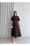 Zare Belt Detail Gathered Front Dress