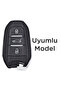 Peugeot(208-508-3008-5008)Citroen(Berllingo-C Elysee)-Opel Protection Key Control Case Cover White Silver - 2