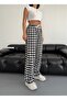 Plaid Patterned Sweatpants - 5