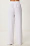 Muslin Palazzo Pants White Lmx0008 - 6