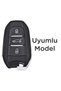For Peugeot 208 508 3008 5008 Citroen Berlingo C-Elysee Opel Silicone Key Case Cover 3 Buttons White Silver - 2