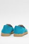 Women's Linen Ballerina Shoes Blue - 4
