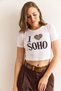 Women's White Leopard Heart Appliqued Lycra Cotton T-Shirt Tsh-19000925 - 4
