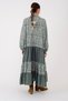 Women's Sleeves Elastic Cotton Dress - 6