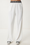 Women's Ecru Draped Wide Leg Summer Pants Us00994 - 4