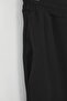 Siyah Regular Fit Örme Esnek Rahat Beli Bağlamalı Lastikli Duble Paça Pantolon TMNAW25PL00002 - 8