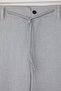 Light Grey Slim Fit Waist Binding Detail Elastic Fabric Woven Pants Tmnaw25Pl00027 - 7