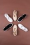 Vesna Linen Buckle Detailed Elastic Shoes - 6