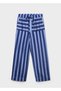 Two-Tone Striped Woven Lyocell Pants - 3