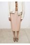 Crystal Appliqued Midi Skirt