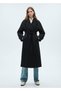 Oversize Long Double Button Trench Coat - 2