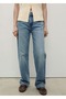 Straight-Cut Mid-Waist Miami Jeans
