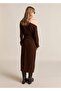 Asymmetrical Dress with Side Gathers - 4