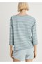 Woven striped cotton T-shirt - 4