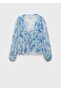 Floral Flounced Blouse - 3