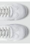 Satin Lace-Up Sneakers - 4