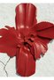 Thin Leather Belt with Flower - 5