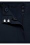 Straight Cut Trousers with Jewelled Buttons - 7
