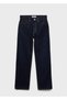 High Waist Straight Cut Rinse Wash Jean - 3