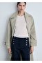 Straight Cut Trousers with Jewelled Buttons - 6