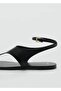 Leather banded sandals - 5