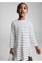 Striped cotton dress