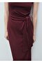 Cotton Knot Detailed Midi Dress - 7