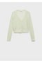 Knitwear Crop Translucent Cardigan - 3