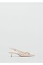 Open Heel Crystal Stone Shoes - 2