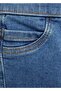 Jeans with lace up waistband - 6
