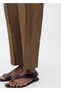 Linen Blend Pleated Trousers - 7