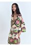 Blouse with Geometric Pattern
