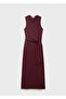 Cotton Knot Detailed Midi Dress - 3