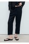 Straight Cut Linen Trousers