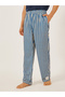 Minimal Printed T-Shirt and Striped Badge Detail Pyjama Set - 6
