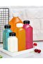 FUFU 12pcs 8oz Plastic Juice Bottles with Caps, Empty Clear Plastic Bottles Bulk with Black Tamper Evident Lids for Juicing, Smoothie and Other Drinks Beverage - 7