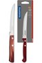 Polywood Stainless Steel Fruit Knife/,10.1cm/4" | Wavy/Serrated Edge Knife | Treated Brazilian Polywood Handle | Impact Resistant | Heat Resistant |Dishwasher Safe | 5 Year *