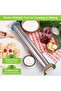 Adjustable Thickness Rolling Pin, Stainless Steel Dough Roller with 4 Removable Rings - 4