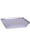 Disposable Food Storage, Packaging & Take Away, Aluminium Container Rectangle 1200ml with Li