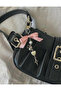 Pink Bowknot Pole Star Fairycore Coquette Bag Charm Bag Ornament Keychain