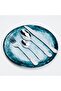 Evren 24-Piece Cutlery Set - Sleek Silver Stainless Steel Flatware - 5