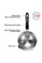 Saucepan 16cm/0.95LTR Double Wall Bain-Marie Without Lid Stainless Steel - 2