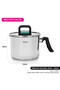 Milk Pot 16cm/2.5LTR With Glass Lid Stainless Steel - 3