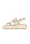 25440007Y Women's Genuine Leather Thick Sole Daily Sandals - 3