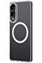 Amazing Thing Minimal MAG for Samsung Galaxy S25 EDGE Case Cover compatible with MagSafe - Clear - 4